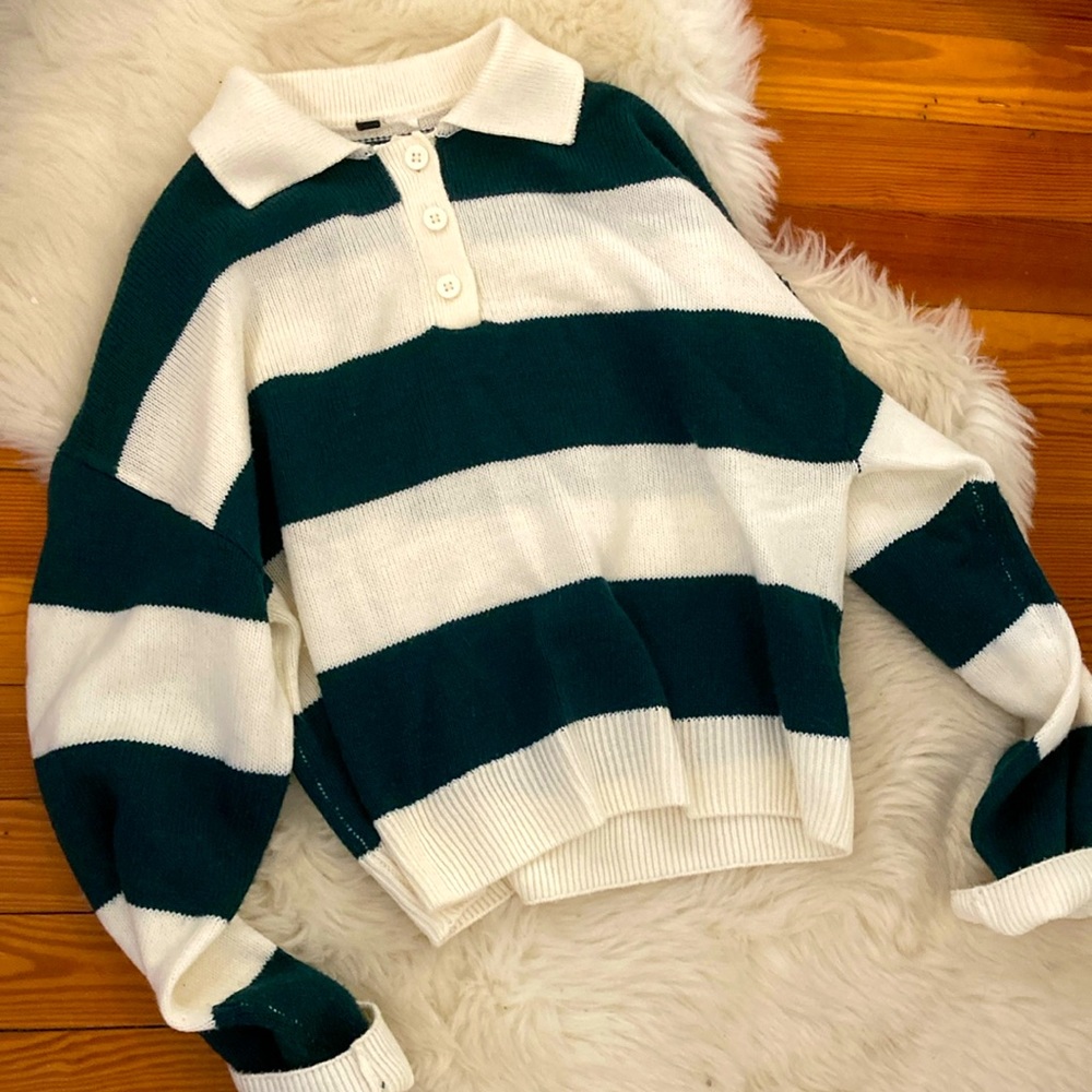 H&M Striped Sweater Small